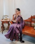 ATTRACTIVE BANARASI SILK WEAVING WORK SAREE WITH UNSTITCHED BLOUSE PARTY WEAR WHOLESALE PRICE ETHNIC GARMENT (16)