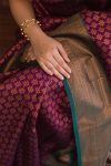 ATTRACTIVE BANARASI SILK WEAVING WORK SAREE WITH UNSTITCHED BLOUSE PARTY WEAR WHOLESALE PRICE ETHNIC GARMENT (13)