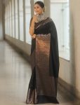 ATTRACTIVE BANARASI SOFT SILK ZARI WEAVING WORK SAREE WITH UNSTITCHED BLOUSE PARTY WEAR WHOLESALE PRICE ETHNIC GARMENT (4)