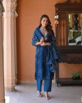 ATTRACTIVE RAYON SEQUENCE CODING EMBROIDERY WORK TOP BOTTOM WITH DUPATTA PARTY WEAR WHOLESALE PRICE ETHNIC GARMENT (5)