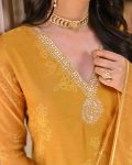 ATTRACTIVE RAYON SEQUENCE CODING EMBROIDERY WORK TOP BOTTOM WITH DUPATTA PARTY WEAR WHOLESALE PRICE ETHNIC GARMENT (11)