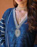 ATTRACTIVE RAYON SEQUENCE CODING EMBROIDERY WORK TOP BOTTOM WITH DUPATTA PARTY WEAR WHOLESALE PRICE ETHNIC GARMENT (5)