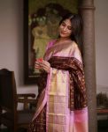DESIGNER BANARASI SILK GOLD WEAVING WORK SAREE WITH UNSTITCHED BLOUSE FESTIVE WEAR WHOLESALE PRICE ETHNIC GARMENT (5)