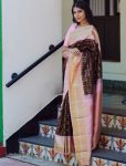 DESIGNER BANARASI SILK GOLD WEAVING WORK SAREE WITH UNSTITCHED BLOUSE FESTIVE WEAR WHOLESALE PRICE ETHNIC GARMENT (5)