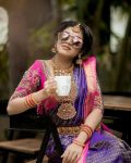 DESIGNER BANARASI SILK GOLD WEAVING WORK SAREE WITH UNSTITCHED BLOUSE FESTIVE WEAR WHOLESALE PRICE ETHNIC GARMENT (6)