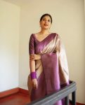 DESIGNER BANARASI SOFT SILK WEAVING WORK SAREE WITH UNSTITCHED BLOUSE PARTY WEAR WHOLESALE PRICE ETHNIC GARMENT (3)