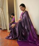 DESIGNER BANARASI SOFT SILK ZARI WEAVING WORK SAREE WITH UNSTITCHED BLOUSE PARTY WEAR WHOLESALE PRICE ETHNIC GARMENT (6)