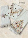 DESIGNER CHINON EMBROIDERY CODING SEQUENCE WORK TOP PALAZZO WITH DUPATTA FESTIVE WEAR WHOLESALE PRICE ETHNIC GARMENT (3)