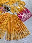 DESIGNER CHINON EMBROIDERY CODING SEQUENCE WORK TOP PALAZZO WITH DUPATTA FESTIVE WEAR WHOLESALE PRICE ETHNIC GARMENT (4)
