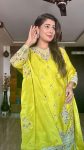 DESIGNER CHINON EMBROIDERY CODING SEQUENCE WORK TOP PALAZZO WITH DUPATTA PARTY WEAR WHOLESALE PRICE ETHNIC GARMENT (9)