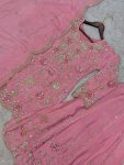 DESIGNER CHINON EMBROIDERY SEQUENCE THREAD WORK TOP PALAZZO WITH DUPATTA FESTIVE WEAR WHOLESALE PRICE ETHNIC GARMENT (4)
