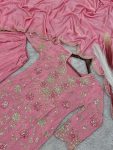 DESIGNER CHINON EMBROIDERY SEQUENCE THREAD WORK TOP PALAZZO WITH DUPATTA FESTIVE WEAR WHOLESALE PRICE ETHNIC GARMENT (4)