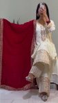 DESIGNER CHINON EMBROIDERY SEQUENCE WORK TOP PALAZZO WITH DUPATTA PARTY WEAR WHOLESALE PRICE ETHNIC GARMENT (5)