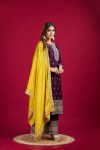DESIGNER CHINON EMBROIDERY SEQUENCE WORK TOP PALAZZO WITH DUPATTA PARTY WEAR WHOLESALE PRICE ETHNIC GARMENT (3)
