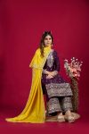 DESIGNER CHINON EMBROIDERY SEQUENCE WORK TOP PALAZZO WITH DUPATTA PARTY WEAR WHOLESALE PRICE ETHNIC GARMENT (3)