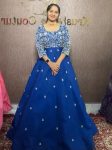 DESIGNER CHINON EMBROIDERY THREAD WORK GOWN WITH DUPATTA FESTIVE WEAR WHOLESALE PRICE ETHNIC GARMENT (5)