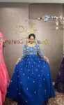 DESIGNER CHINON EMBROIDERY THREAD WORK GOWN WITH DUPATTA FESTIVE WEAR WHOLESALE PRICE ETHNIC GARMENT (5)