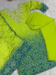 DESIGNER CHINON SILK DIGITAL PRINTED WITH EMBROIDERY AND PERAL STONE WORK TOP BOTTOM WITH DUPATTA FESTIVE WEAR WHOLESALE PRICE ETHNIC GARMENT (4)