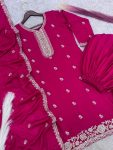 DESIGNER CHINON SILK EMBROIDERY AND SEQUENCE WORK TOP PALAZZO WITH DUPATTA FESTIVE WEAR WHOLESALE PRICE ETHNIC GARMENT (3)