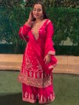 DESIGNER CHINON SILK EMBROIDERY CODING DORI SEQUENCE WORK TOP PALAZZO WITH DUPATTA FESTIVE WEAR WHOLESALE PRICE ETHNIC GARMENT (3)