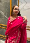 DESIGNER CHINON SILK EMBROIDERY CODING DORI SEQUENCE WORK TOP PALAZZO WITH DUPATTA FESTIVE WEAR WHOLESALE PRICE ETHNIC GARMENT (3)