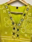 DESIGNER CHINON SILK EMBROIDERY MIRROR HAND WORK CO-ORD SET PARTY WEAR WHOLESALE PRICE ETHNIC GARMENT (4)