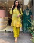 DESIGNER CHINON SILK EMBROIDERY MIRROR HAND WORK CO-ORD SET PARTY WEAR WHOLESALE PRICE ETHNIC GARMENT (4)