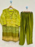 DESIGNER CHINON SILK EMBROIDERY MIRROR HAND WORK CO-ORD SET PARTY WEAR WHOLESALE PRICE ETHNIC GARMENT (4)
