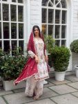 DESIGNER CHINON SILK EMBROIDERY SEQUENCE WORK TOP PALAZZO WITH DUPATTA FESTIVE WEAR WHOLESALE PRICE ETHNIC GARMENT (2)