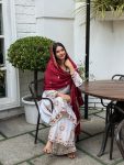 DESIGNER CHINON SILK EMBROIDERY SEQUENCE WORK TOP PALAZZO WITH DUPATTA FESTIVE WEAR WHOLESALE PRICE ETHNIC GARMENT (2)