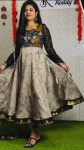 DESIGNER COTTON SILK KALAMKARI PRINTED GOWN WITH NET DUPATTA PARTY WEAR WHOLESALE PRICE ETHNIC GARMENT (6)