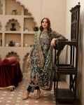 DESIGNER FAUX GEORGETTE EMBROIDERY SEQUENCE WORK AND BEATS WORK TOP BOTTOM WITH DUPATTA WEDDING WEAR WHOLESALE PRICE ETHNIC GARMENT (2)