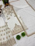 DESIGNER GEORGETTE EMBROIDERY SEQUENCE WORK TOP SHARARA WITH DUPATTA FESSTIVE WEAR WHOLESALE PRICE ETHNIC GARMENT (2)