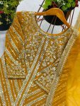 DESIGNER GEORGETTE EMBROIDERY SEQUENCE WORK TOP SHARARA WITH DUPATTA FESTIVE WEAR WHOLESALE PRICE ETHNIC GARMENT (2)