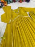 DESIGNER GEORGETTE MOTI HAND WORK ALIA CUT GOWN BOTTOM WITH DUPATTA PARTY WEAR WHOLESALE PRICE ETHNIC GARMENT (3)
