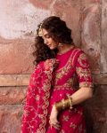 DESIGNER GEORGETTE SEQUENCE, ZARI AND THREAD EMBROIDERY WORK GOWN WITH DUPATTA WEDDING WEAR WHOLESALE PRICE ETHNIC GARMENT (8)