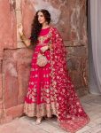 DESIGNER GEORGETTE SEQUENCE, ZARI AND THREAD EMBROIDERY WORK GOWN WITH DUPATTA WEDDING WEAR WHOLESALE PRICE ETHNIC GARMENT (8)