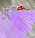 DESIGNER GEORGETTE THREAD AND SEQUENCE WOTK CROP TOP PALAZZO WITH DUPATTA FESTIVE WEAR WHOLESALE PRICE ETHNIC GARMENT (2)