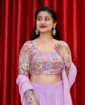 DESIGNER GEORGETTE THREAD AND SEQUENCE WOTK CROP TOP PALAZZO WITH DUPATTA FESTIVE WEAR WHOLESALE PRICE ETHNIC GARMENT (2)
