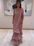 DESIGNER GEORGETTE THREAD WITH SEQUENCE WORK LEHENGA SAREE WITH BLOUSE PARTY WEAR WHOLESALE PRICE ETHNIC GARMENT (4)