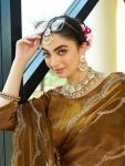 DESIGNER JIMMY CHOO EMBROIDERY SEQUENCE WORK SAREE WITH UNSTITCHED BLOUSE PARTY WEAR WHOLESALE PRICE ETHNIC GARMENT (8)