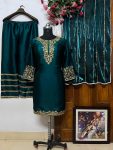 DESIGNER JIMMY CHOO SEQUENCE WORK TOP PALAZZO WITH DUPATTA FESTIVE WEAR WHOLESALE PRICE ETHNIC GARMENT (3)