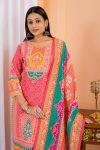 DESIGNER MUSLIN DIGITAL PRINTED TOP BOTTOM WITH DUPATTA FESTIVE WEAR WHOLESALE PRICE ETHNIC GARMENT (10)