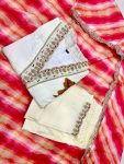 DESIGNER MUSLIN SILK PRINTED EMBROIDERY SEQUENCE WORK TOP BOTTOM WITH DUPATTA PARTY WEAR WHOLESALE PRICE ETHNIC GARMENT (3)