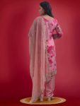 DESIGNER ORGANZA DIGITAL PRINTED EMBROIDERY CODING SEQUENCE WORK TOP BOTTOM WITH DUPATTA FESTIVE WEAR WHOLESALE PRICE ETHNIC GARMENT (4)