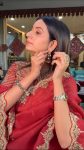 DESIGNER ORGANZA SILK THREAD WITH SEQUENCE WORK SAREE WITH UNSTITCHED BLOUSE PARTY WEAR WHOLESALE PRICE ETHNIC GARMENT (8)