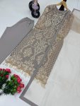 DESIGNER SOFT NET EMBROIDERY SEQUENCE WITH STONE AND FANCY LACE WORK TOP BOTTOM WITH DUPATTA FESTIVE WEAR WHOLESALE PRICE ETHNIC GARMENT (3)