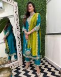 DESIGNER VICHITRA SILK EMBROIDERY CODING WORK TOP BOTTOM WITH DUPATTA AND BATWA PARTY WEAR WHOLECSALE PRICE ETHNIC GARMENT (5)