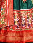 DOLA SILK PRINT WORK FOIL WORK LEHENGA CHOLI WITH DUPATTA FESTIVE WEAR WHOLESALE PRICE ETHNIC GARMENT (5)