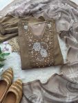 FABCY VICHITRA SILK HAND WORK A LINE GOWN PALAZZO WITH DUPATTA FESTIVE WEAR WHOLESALE PRICE ETHNIC GARMENT (12)